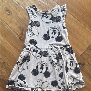 Disney Kids Mickey Mouse Gray Dress